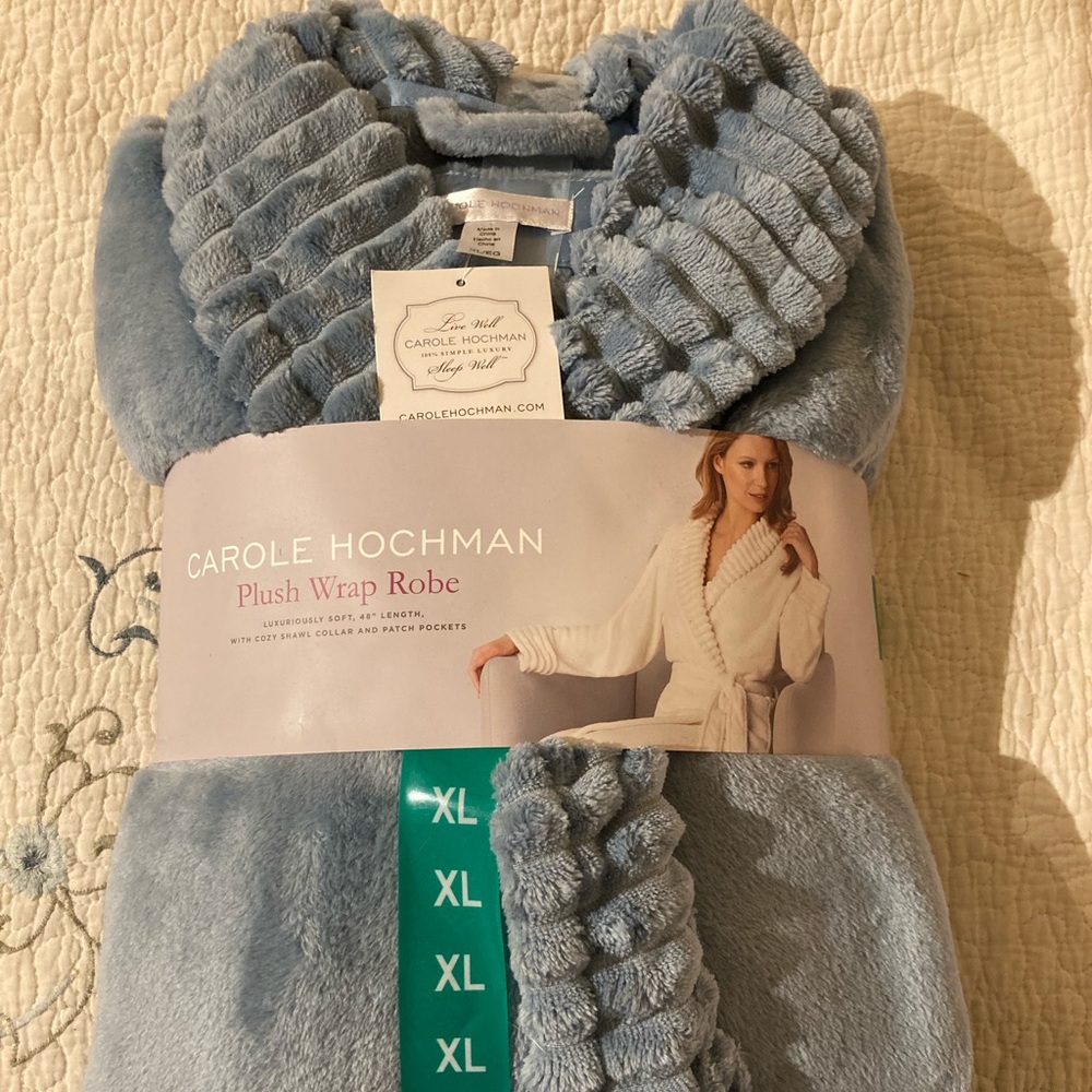 Carol Hochman Plush Wrap Robe